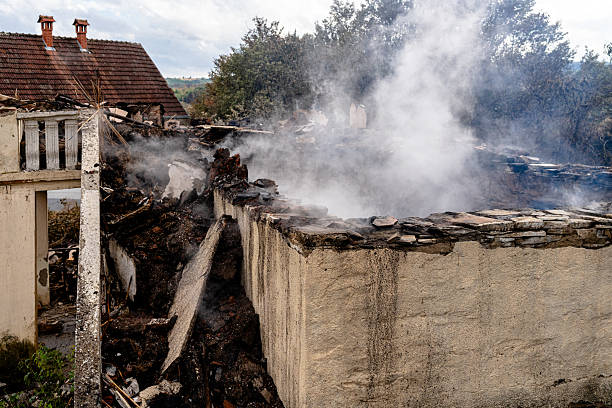 Professional Emergency Fire Cleanup technician working in Audubon, NJ